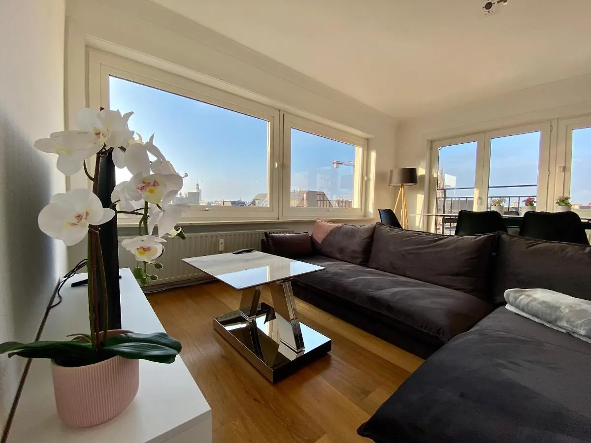 אוסטנדה Luxury 3 Bedroom Apartment On The Top Floor With Panoramic View